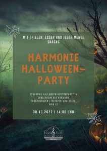 Harmonie Halloweenparty @ Sängerheim Harmonie Froschhausen 1892 e. V.